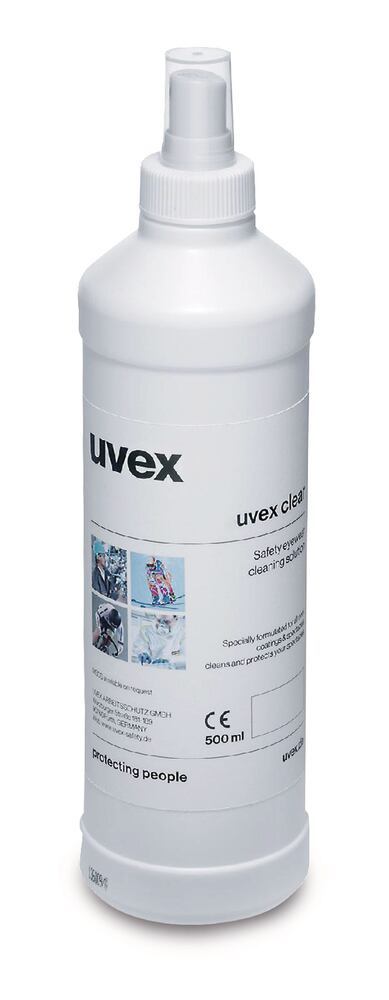 UVEX spectacle cleaning fluid, 0.5 l spray bottle, 1 unit(s) - Luminix Health