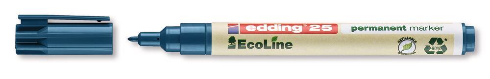 25 EcoLine permanent marker, Blue, line width 1 mm, 10 unit(s) - Luminix Health