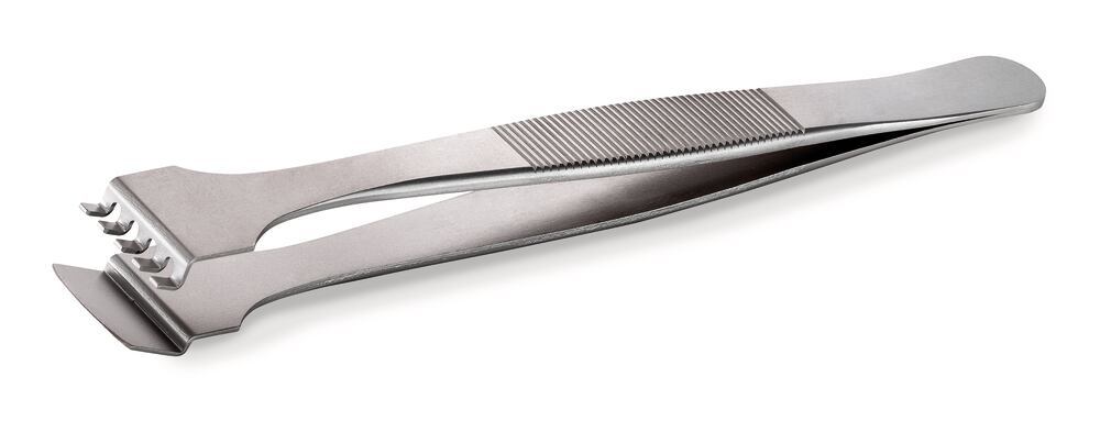 SA stainless steel wafer-tweezers, 5 teeth, 1 unit(s) - Luminix Health