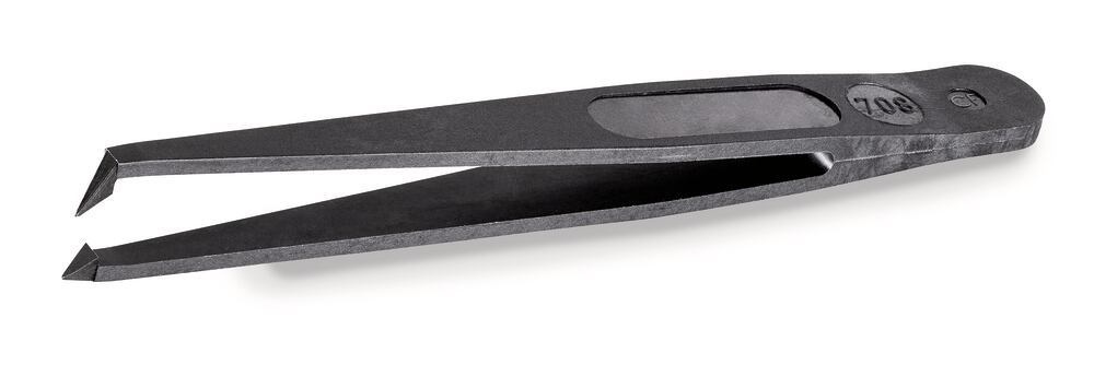 ROTILABO® plastic tweezers, Angled tip very fine, 50 unit(s) - Luminix Health