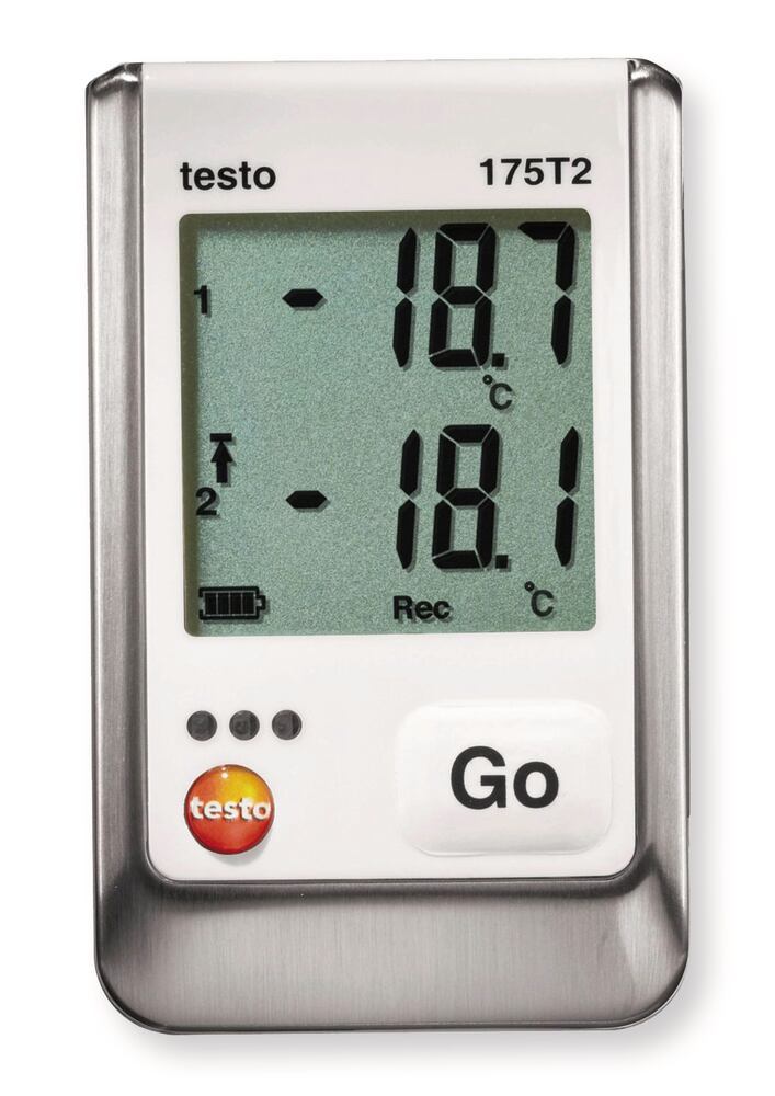 Data logger testo 175 T2, For temperature, 1 unit(s) - Luminix Health