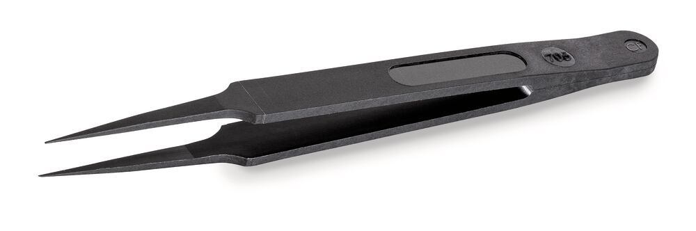 ROTILABO® plastic tweezers, Straight tip very fine, 50 unit(s) - Luminix Health