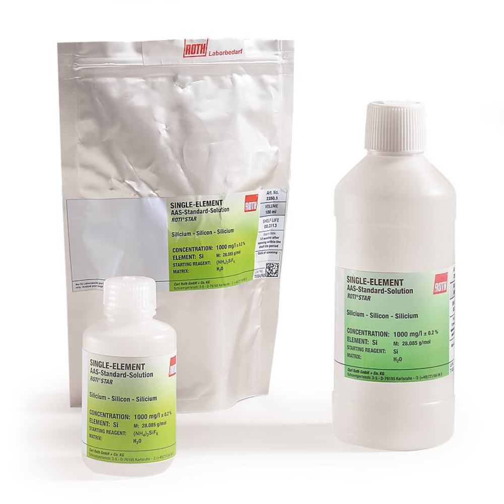 Boron AAS Standard Solution, ROTI®Star, 100 ml, HDPE - Luminix Health