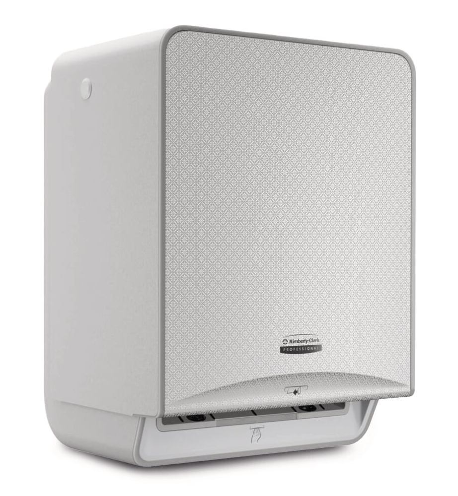 ICON roller towel dispenser, Electronic, grey/silver, 1 unit(s) - Luminix Health