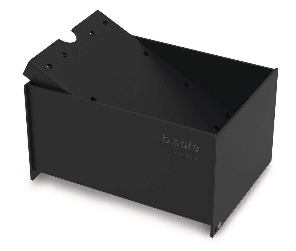 b.safe PE-EX collecting tray, 333x238x175, with earth connection, 10 l - Luminix Health