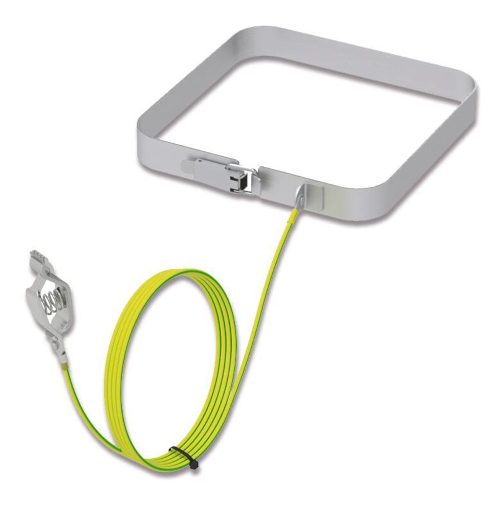 Image of Earthing cable and canister casing