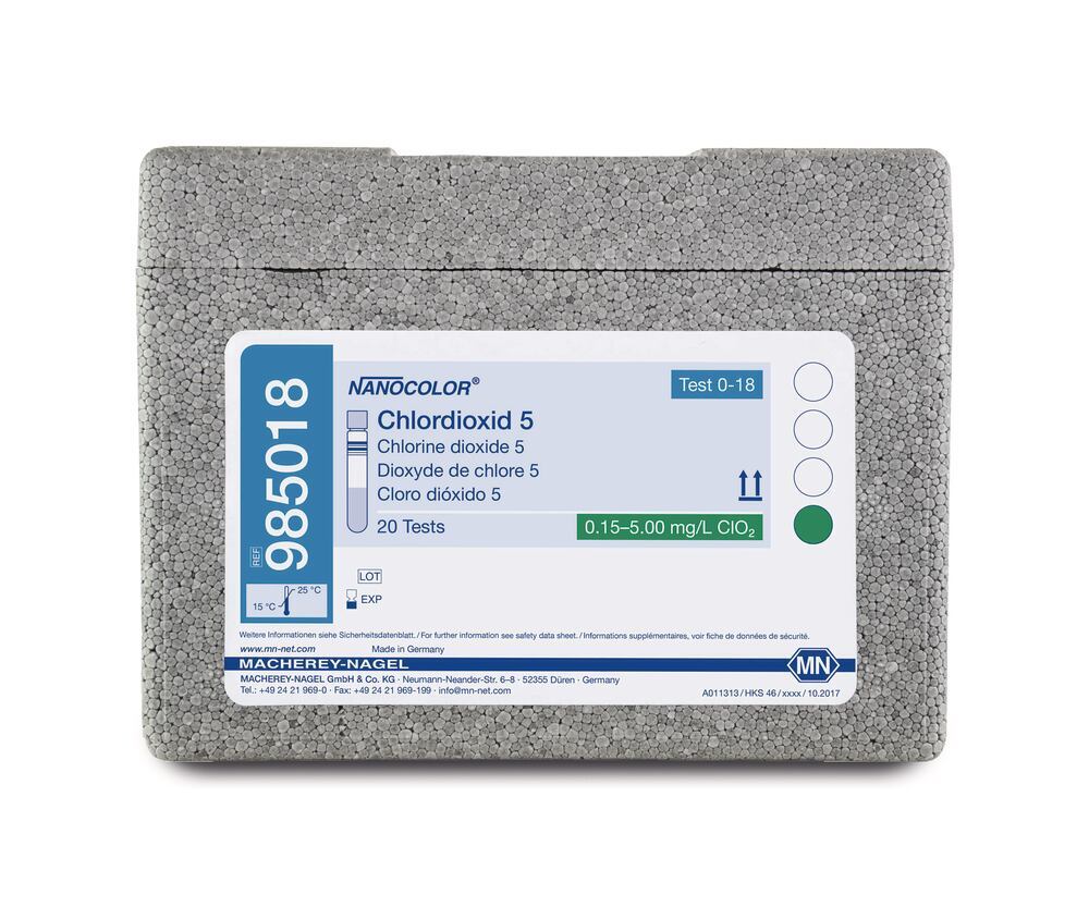 NANOCOLOR® round cuvette test, Chlorine dioxide 5, 1 unit(s) - Luminix Health
