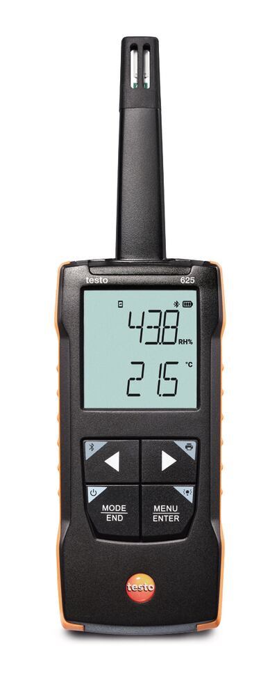testo 625 thermohygrometer, With app connection, 1 unit(s) - Luminix Health