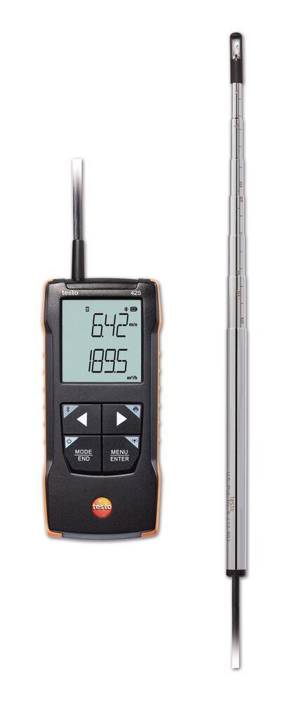testo 425 air-flow measuring device, With app connection, 1 unit(s) - Luminix Health
