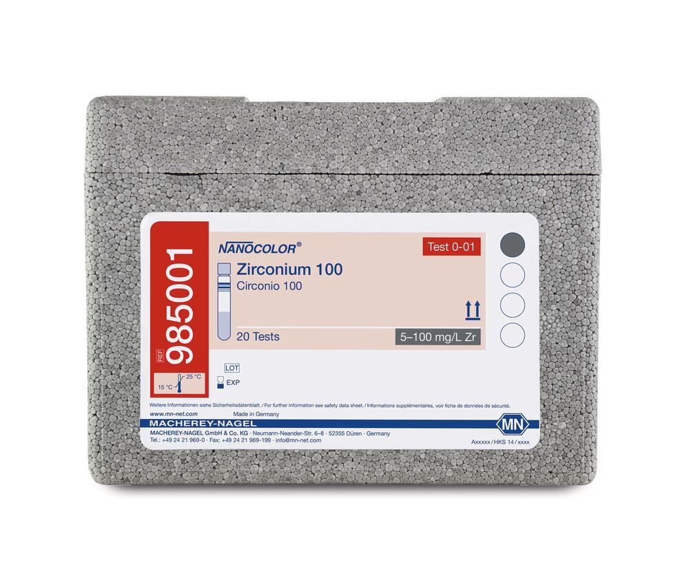 NANOCOLOR® round cuvette test, Zirconium 100, 1 unit(s) - Luminix Health