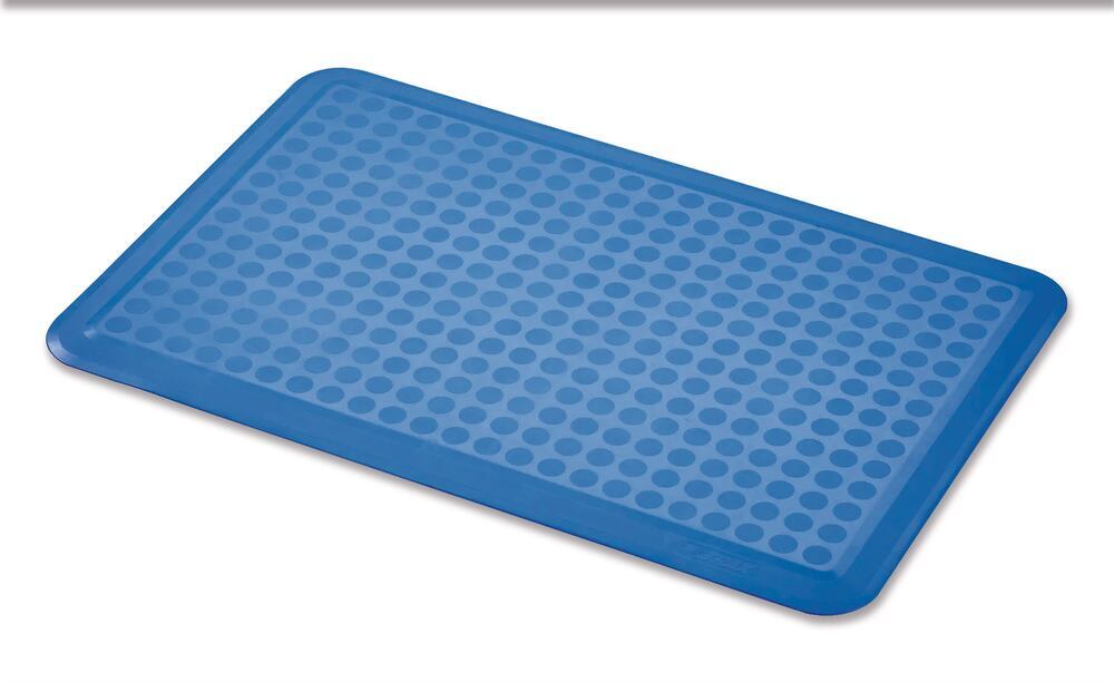 Notrax ergonomic workplace mat, 526 Sani-Flex, blue, 61x91 cm, 1 unit(s) - Luminix Health