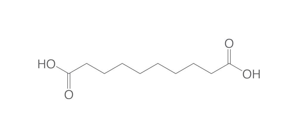 Sebacic acid, min. 98 %, 250 g - Luminix Health