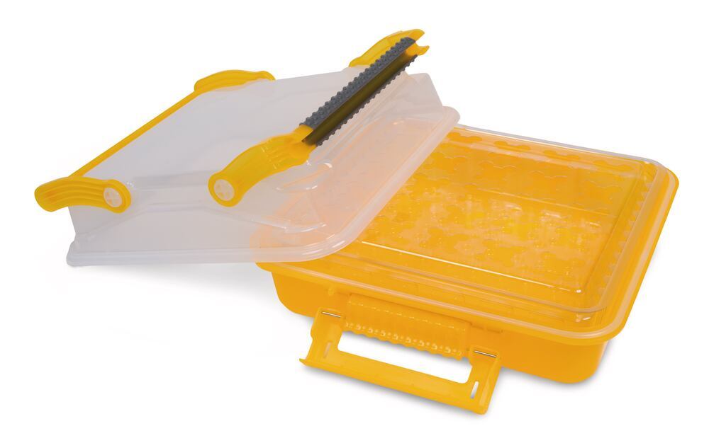 DuraPorter® XL safety container, Yellow, 40.64 x 41.28 x 17.78 cm, 1 unit(s) - Luminix Health