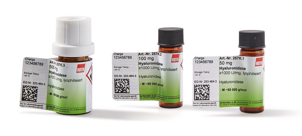 Hyaluronidase, ovine, lyophilized, 50 mg, glass - Luminix Health
