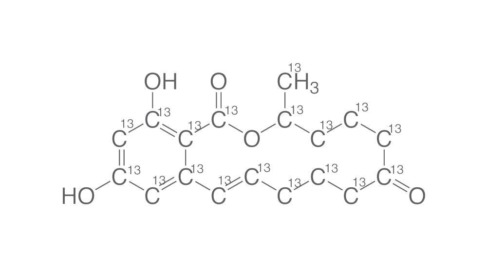 13C18-Zearalenone, 25 µg/ml in acetonitrile, 1.2 ml, glass - Luminix Health