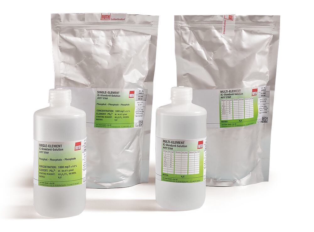 Tartrate IC Standard Solution, ROTI®Star, 100 ml, HDPE - Luminix Health