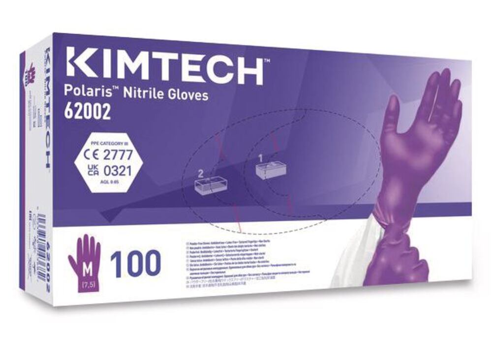 Kimtech Polaris nitrile dispos. gloves, Size XL, length 250 mm, 90 unit(s) - Luminix Health