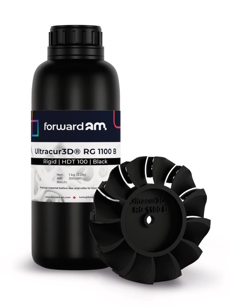 Ultracur3D® RG 1100 B (Black), 1 kg - Luminix Health