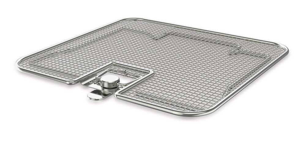Lid for sterilisation basket, with drop handles, 240x250 mm, 1 unit(s) - Luminix Health