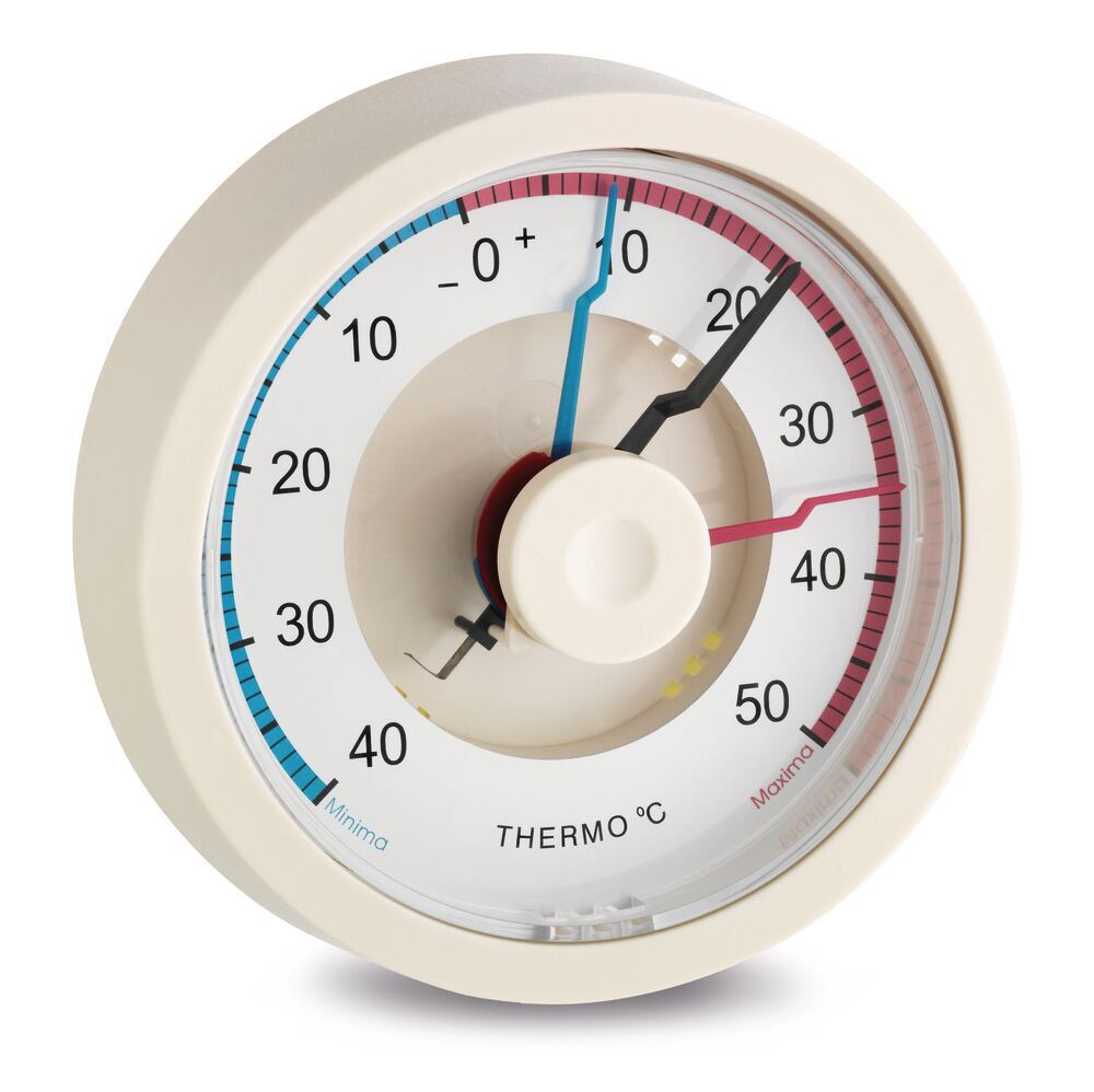 Maximum/minimum thermometer, bimetallic, Measuring range -40 to +50°C, 1°C grad - Luminix Health
