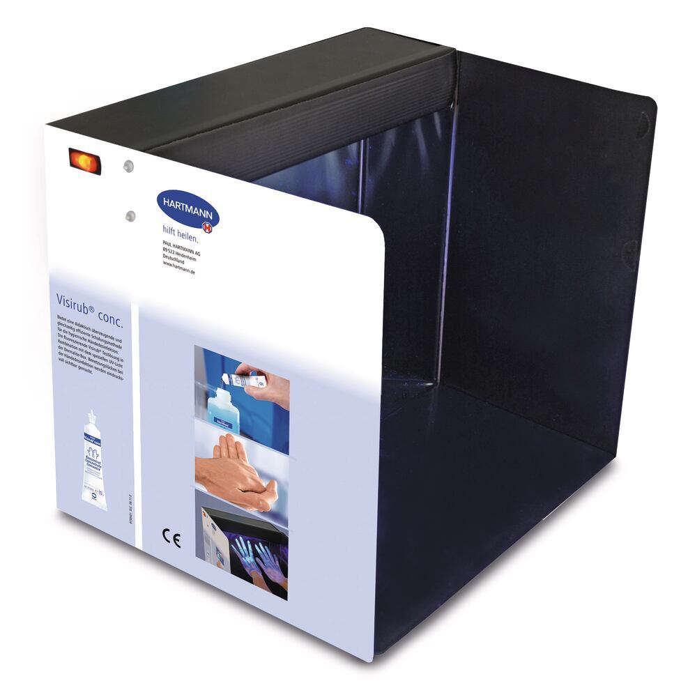 Derma LiteCheck hand hygiene training , Box with UV light and accessories - Luminix Health