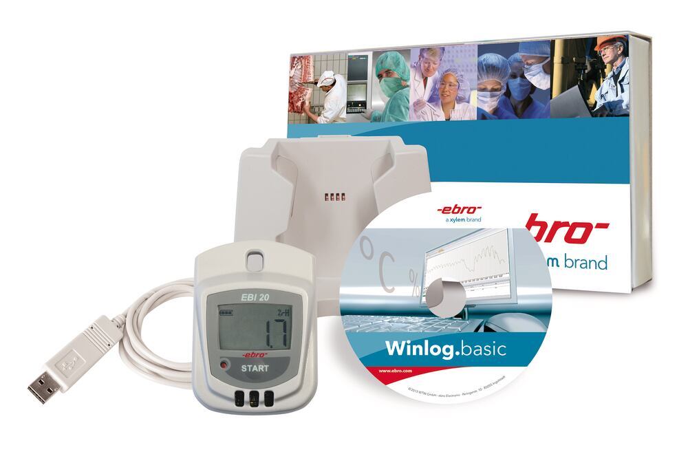 Data logger EBI 20-TH1 Set, with internal humidity/temperature gauge, 1 unit(s) - Luminix Health