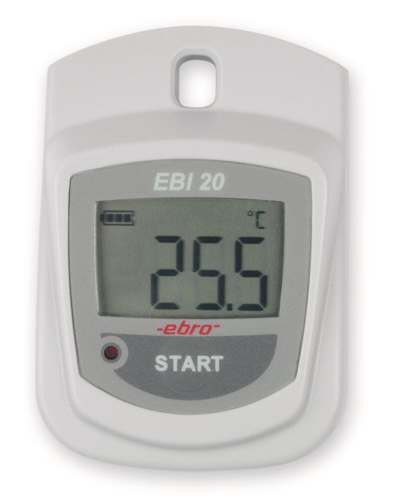 Data logger EBI 20-T1, with internal temperature gauge, 1 unit(s) - Luminix Health