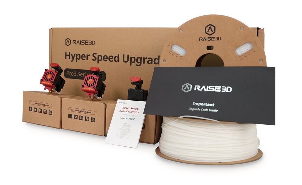 Hyper Speed Upgrade Kit, Raise3D Pro3, 1 unit(s) - Luminix Health