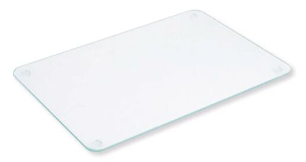 Cutting board, glass, L 300 x W 200 x H 10 mm, 1 unit(s) - Luminix Health