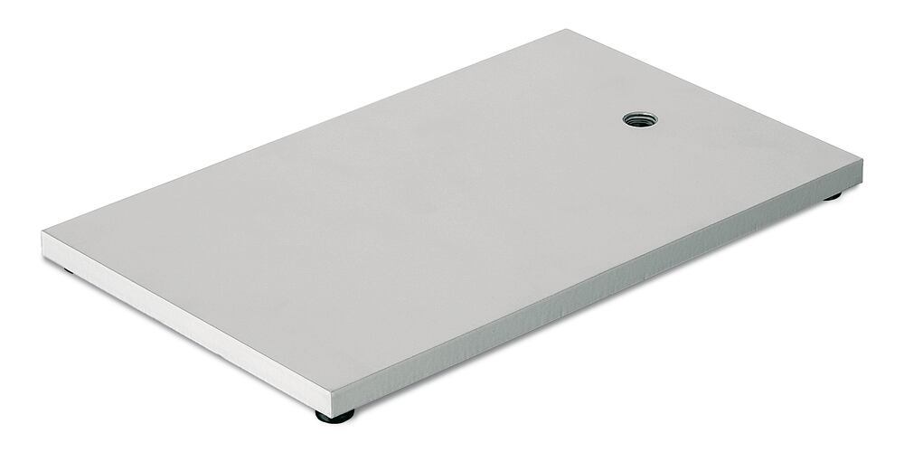 Stand base, steel, powder-coated, Thread M 10, 250 x 160 mm, 1 unit(s) - Luminix Health