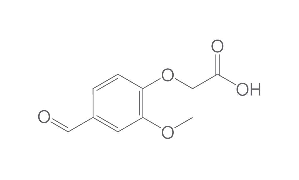 (4-Formyl-2-methoxyphenoxy)acetic acid, min. 95 %, 1 g - Luminix Health
