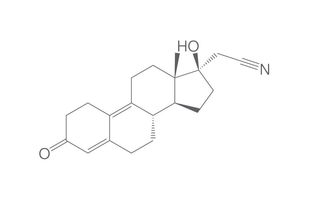 (17a)-17-Hydroxy-3-oxo-19-norpregna-4,9-, diene-21-nitrile, 500 mg - Luminix Health