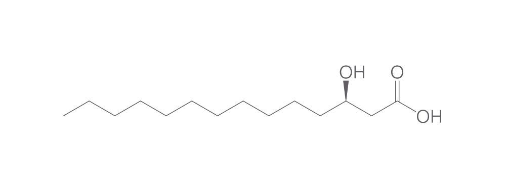 Image of (R)-3-Hydroxy myristic acid