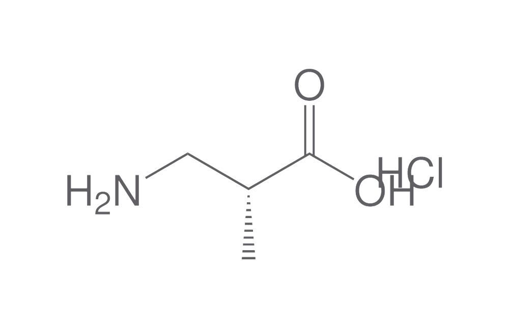 Image of (R)-3-Amino-2-methylpropanoic acid hydro