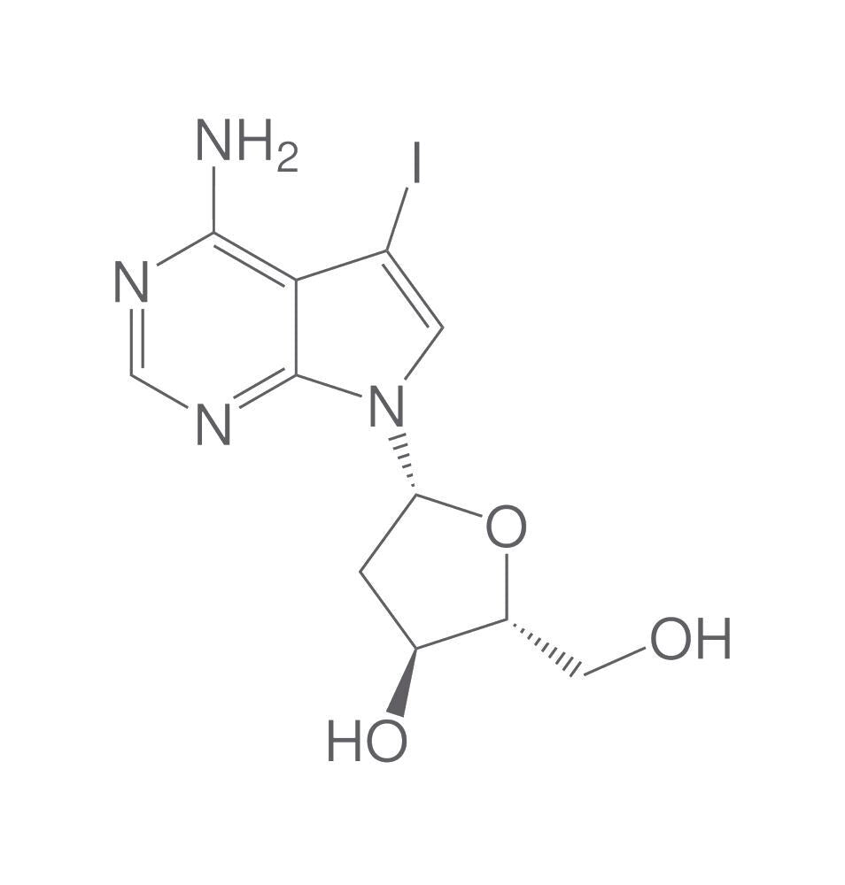 Image of (2S,3R,5S)-5-(4-Amino-5-iodo-7H-pyrrolo[
