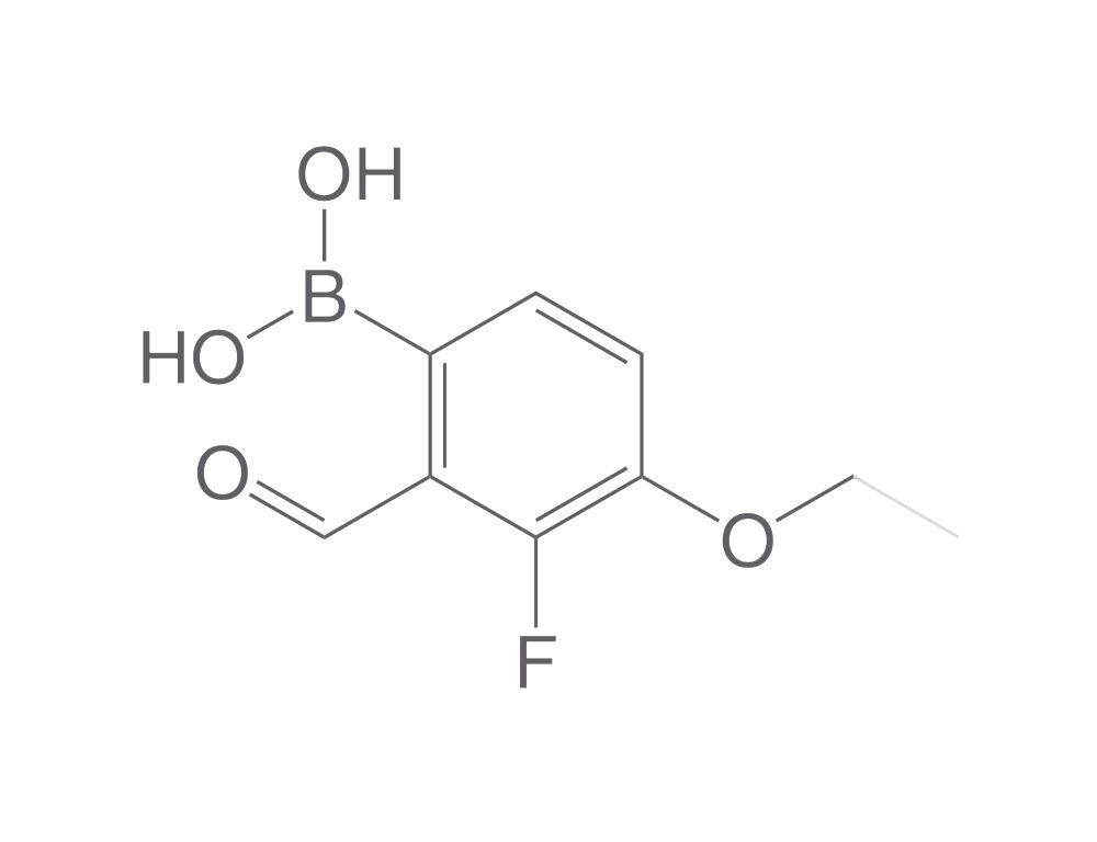 (4-Ethoxy-3-fluoro-2-formylphenyl)boroni, c acid, 250 mg - Luminix Health