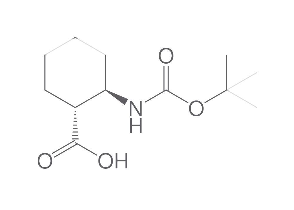 (1R,2R)-Boc-aminocyclohexane carboxylic, acid, 100 mg - Luminix Health