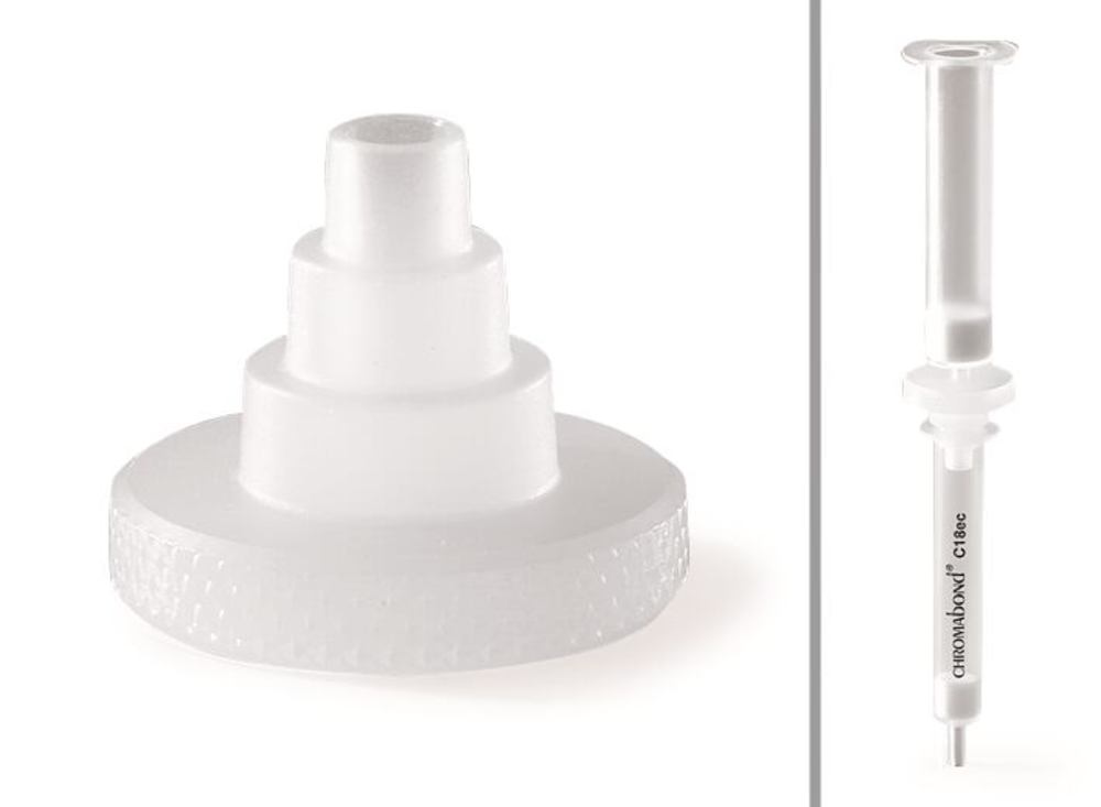 Adapter CHROMABOND, PVDF, for 3 and 6 mL SPE glass columns, 10 unit(s) - Luminix Health