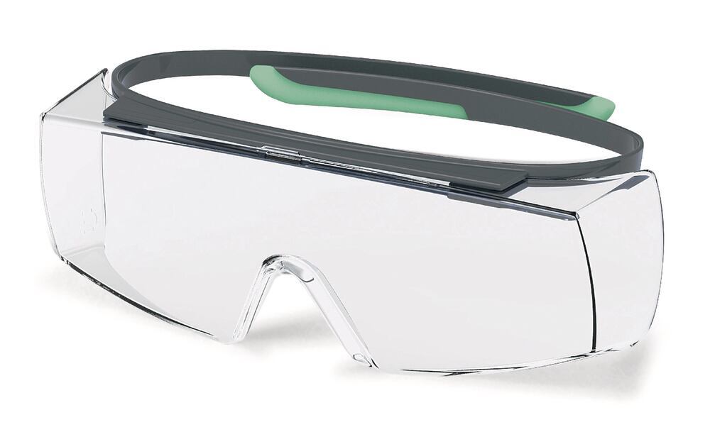 Image of Super OTG planet over glasses anthracite, Clear, UVEX, PC lens - Luminix Health