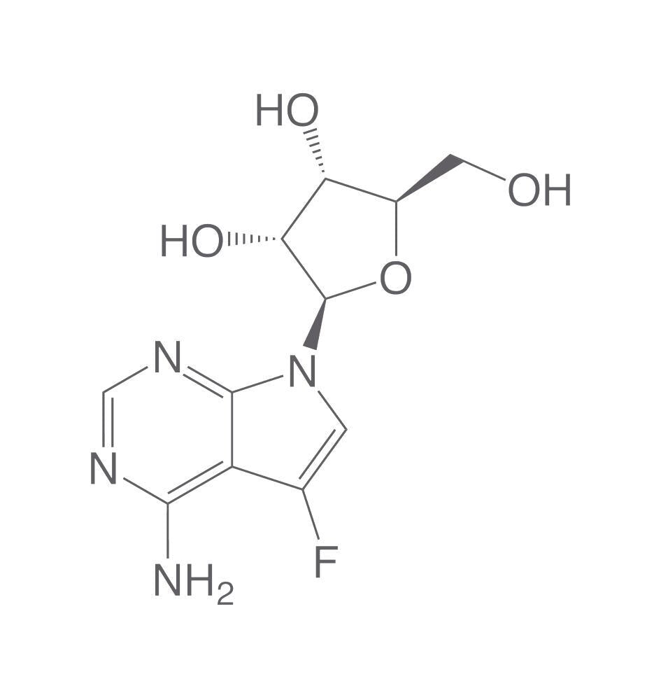 4-Amino-5-fluoro-7-(β-D-ribofuranosyl)-7, H-pyrrolo[2.3-d]pyrimidine, 25 mg - Luminix Health
