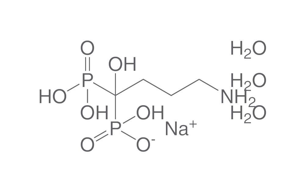 Image of Alendronic acid monosodium salt trihydra