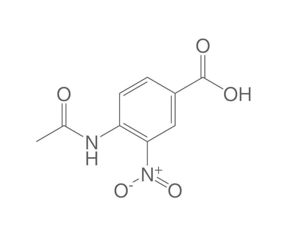 4-(Acetylamino)-3-nitrobenzoic acid, min. 95 %, 25 g - Luminix Health