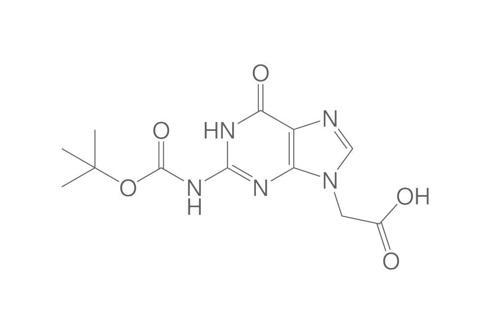 N2-Boc-guanine-9-acetic acid, 50 mg - Luminix Health