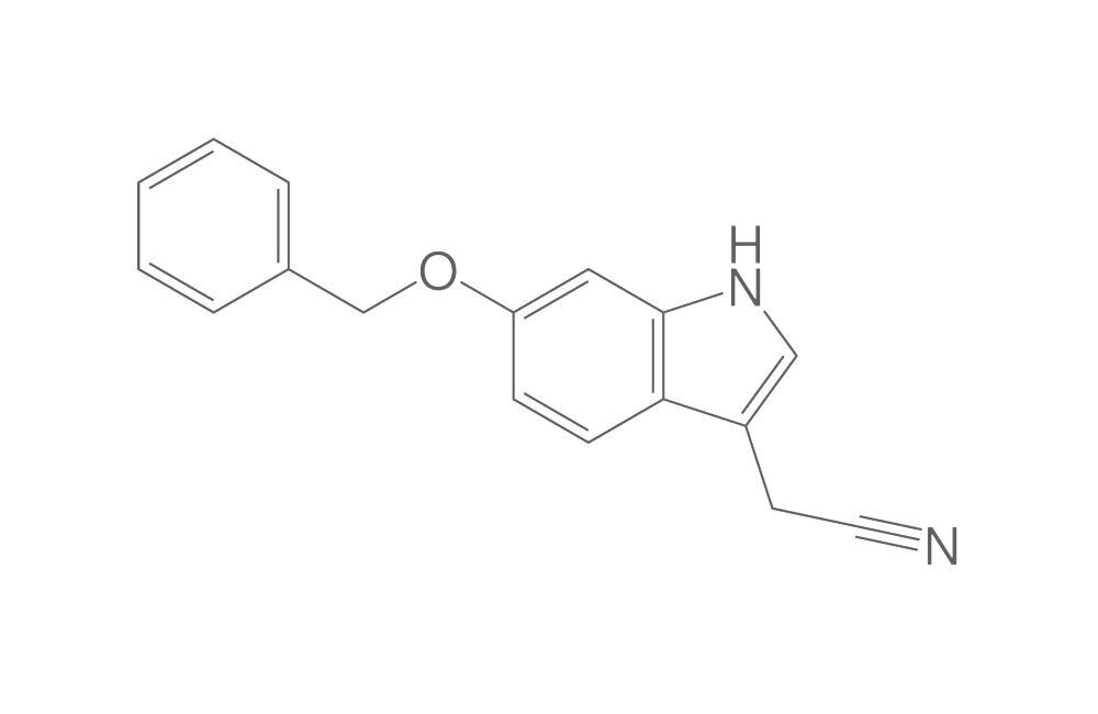 Image of 2-(6-Benzyloxyindolyl)acetonitrile