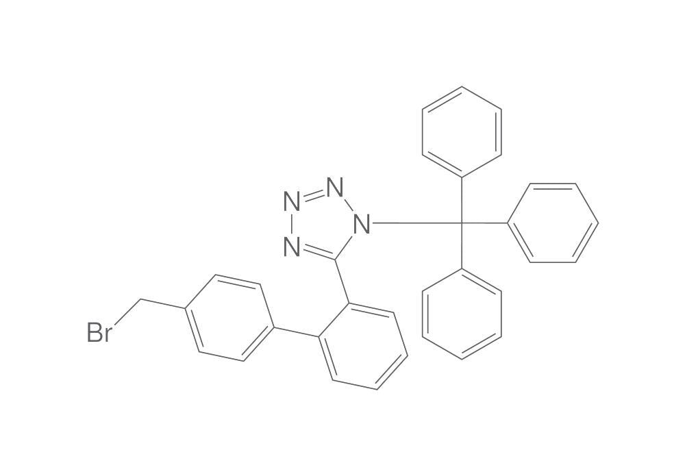 5-[4'-Bromomethyl-(1,1'-biphenyl)-2-yl]-, 1-triphenylmethyltetrazole, 25 g - Luminix Health