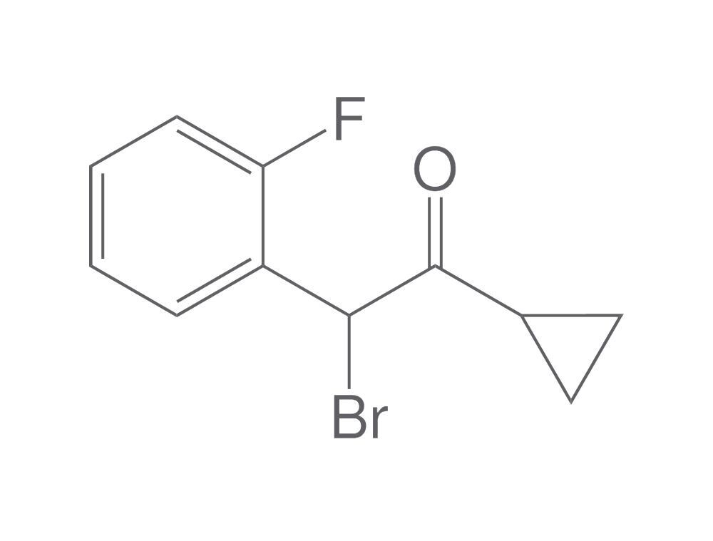 2-Bromo-2-(2-fluorophenyl)-1-cyclopropyl, ethanone, 500 mg - Luminix Health