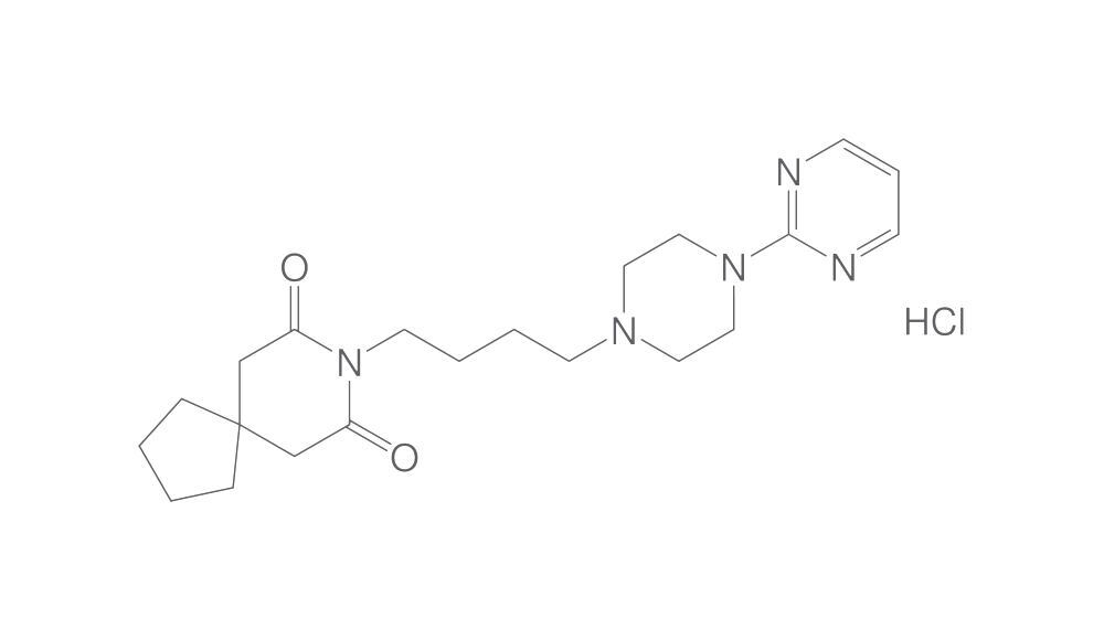 Buspirone hydrochloride, min. 95 %, BioScience Grade, 100 mg - Luminix Health