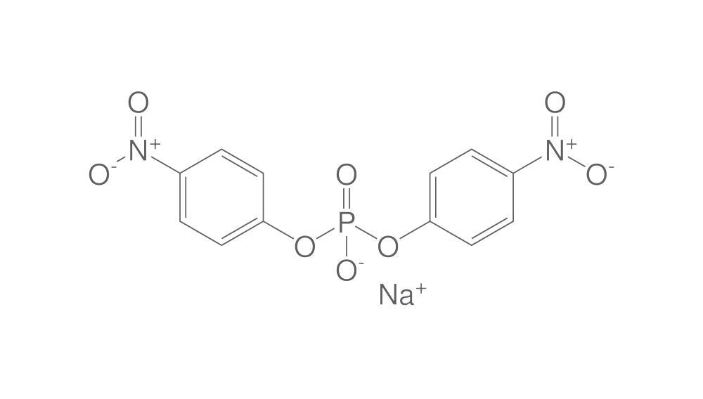 Bis(4-Nitrophenyl)phosphoric acid sodium, min. 95 %, 1 g - Luminix Health
