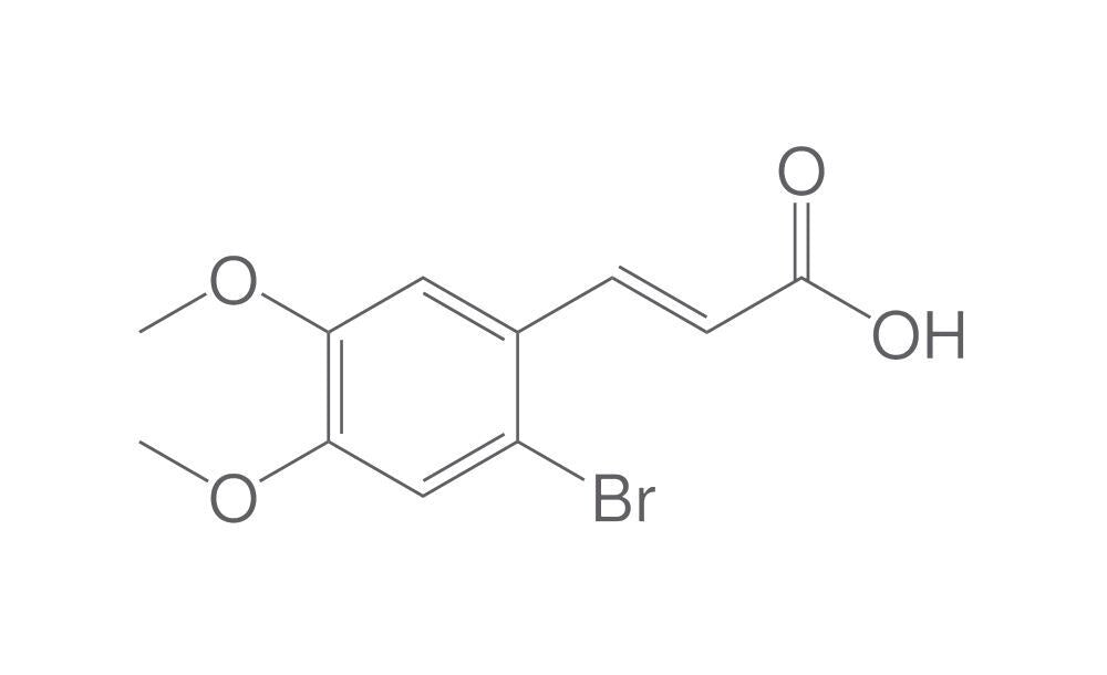 Image of 2-Bromo-4,5-dimethoxycinnamic acid