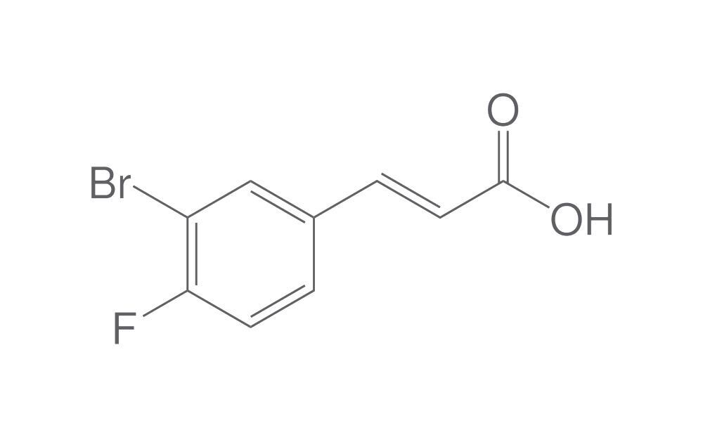 3-Bromo-4-fluorocinnamic acid, min. 95 %, 10 g - Luminix Health